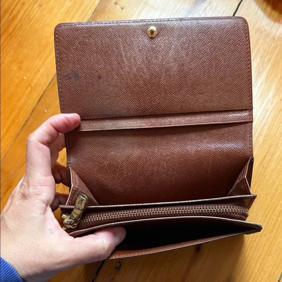 Louis Vuitton Brown Monogram Wallet - Picture 2 of 5